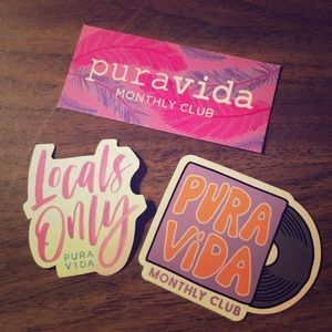 Pura vida stickers